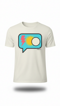 Pop Cyan Speech Bubble Tee